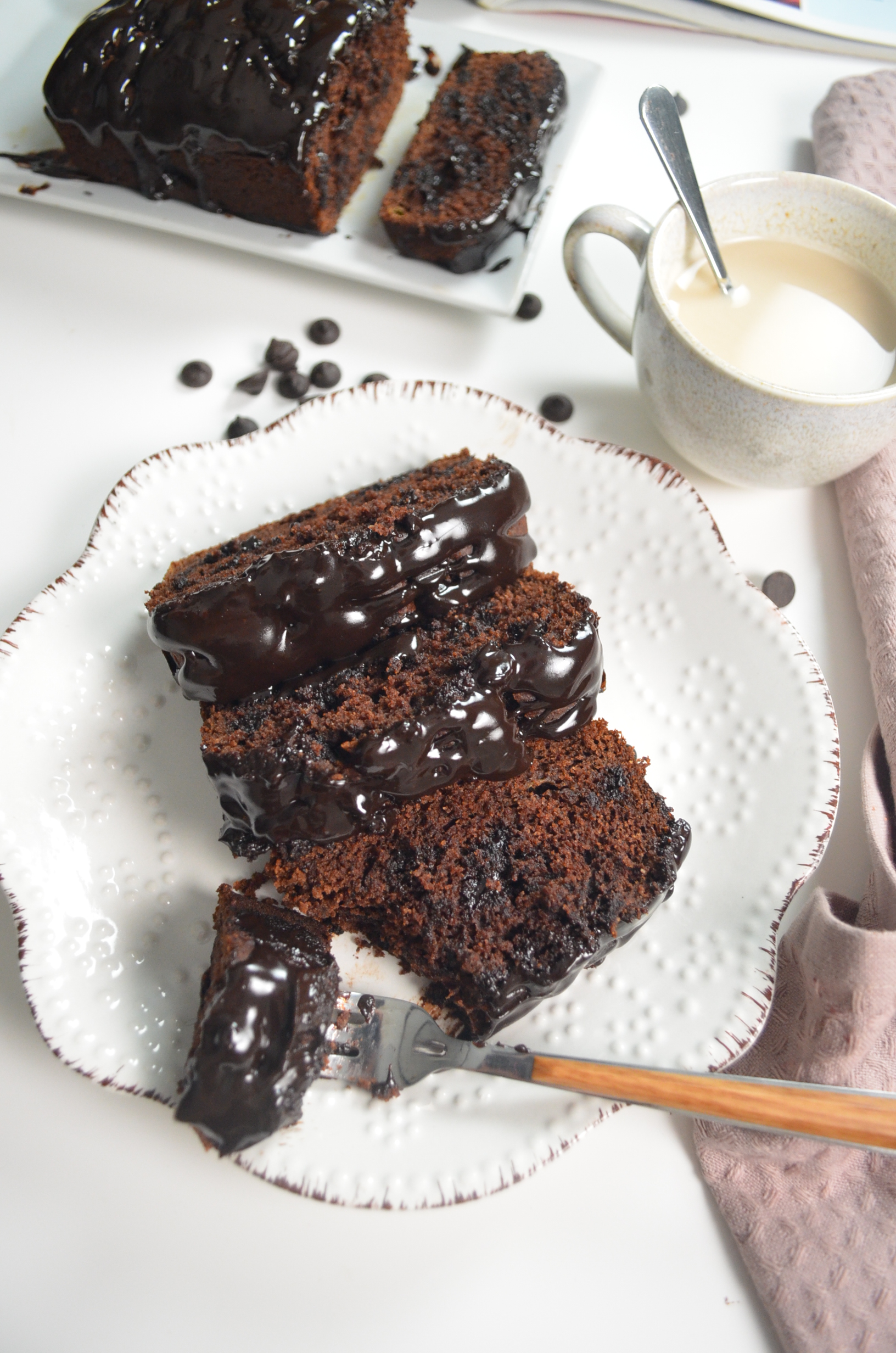 Gluten Free Chocolate Banana Bread By SweetNSpicyLiving