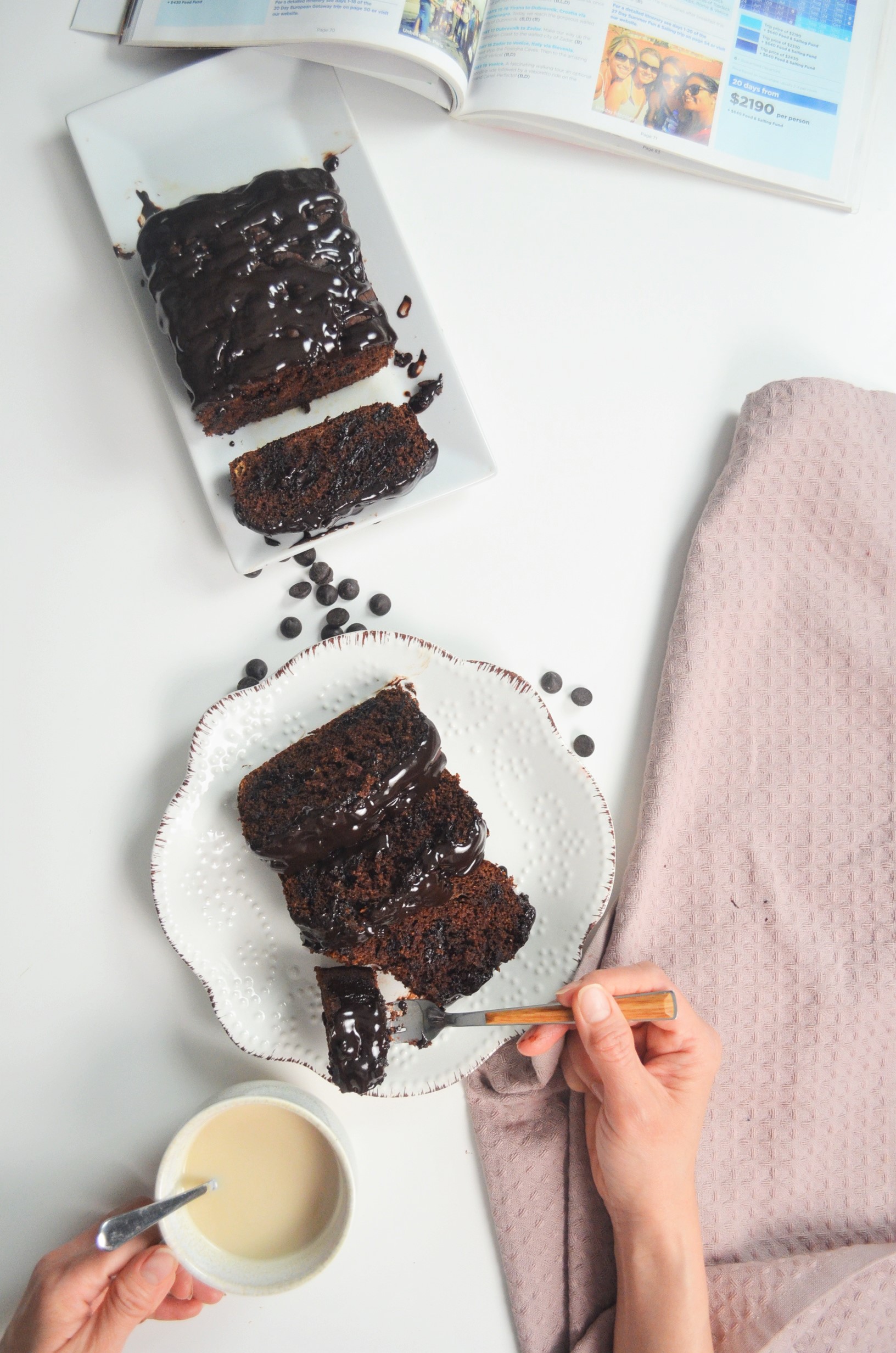 Gluten Free Double Chocolate Banana Bread By SweetNSpicyLiving