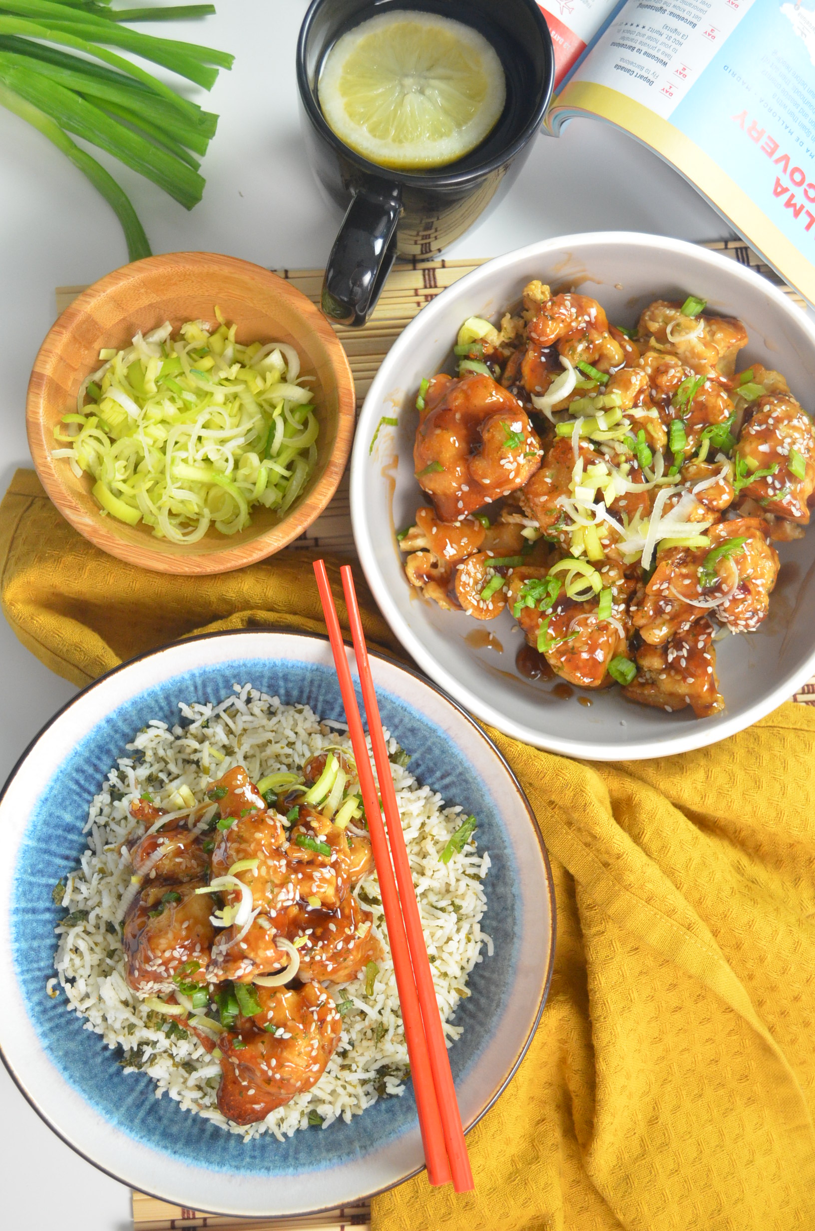 Small Batch Cauliflower Teriyaki For Two