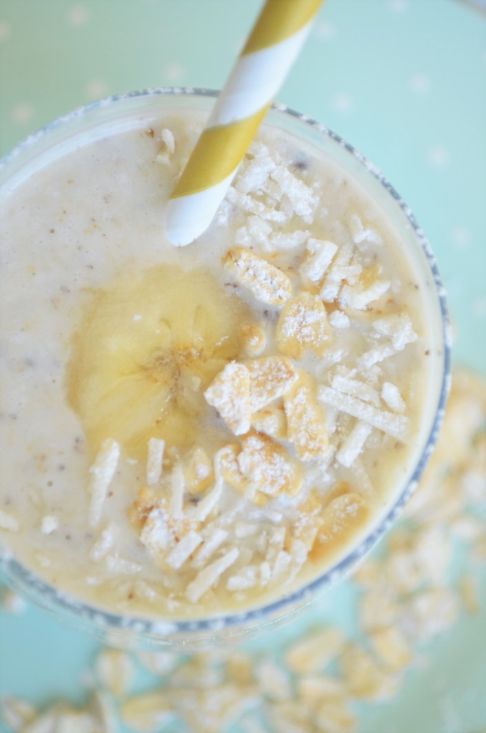 Banana Oatmeal Smoothie For One