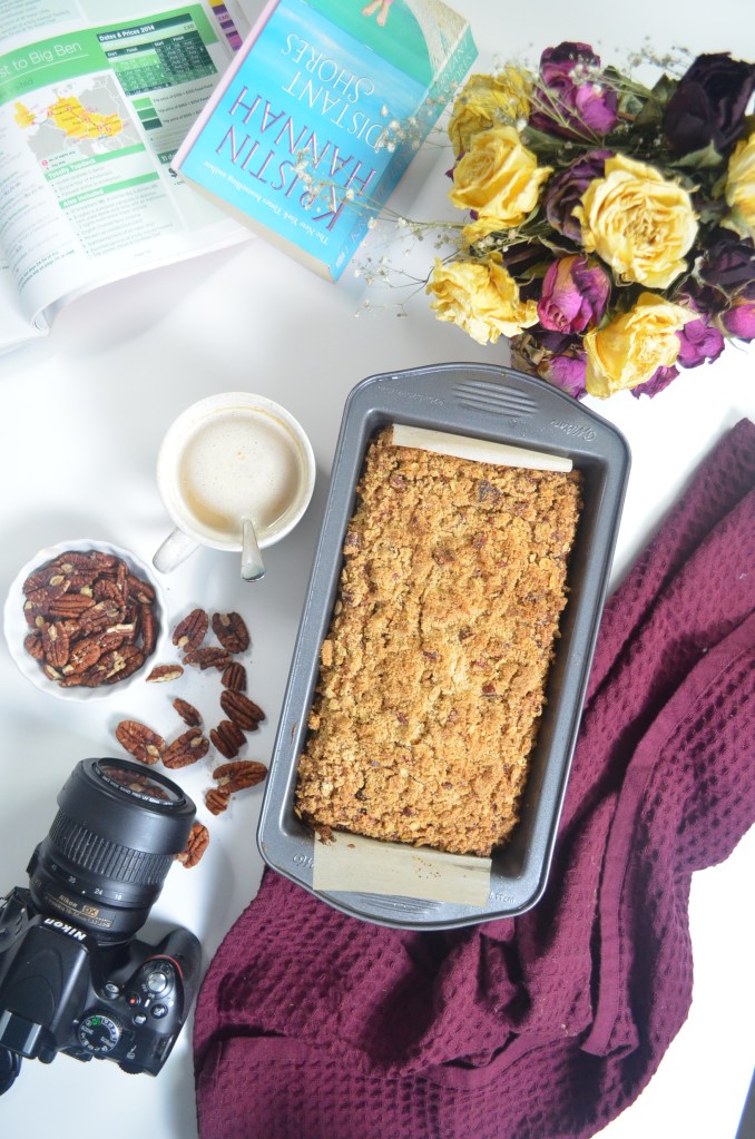 Chocolate Chip Banana Bread with Walnut Crumble