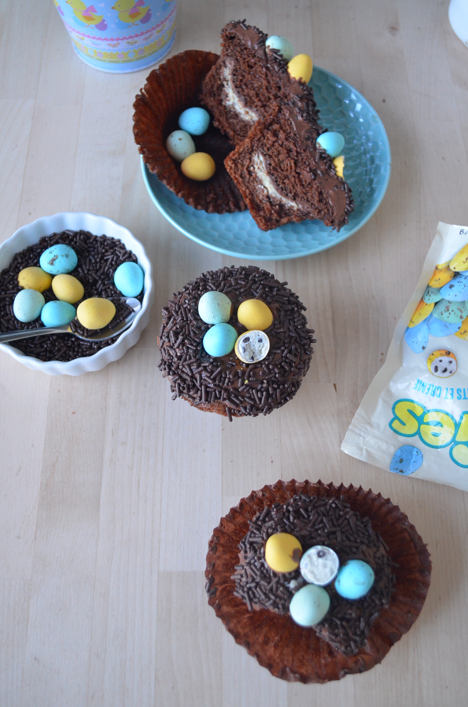 Easter Chocolate Cupcake By SweetNSpicyLiving