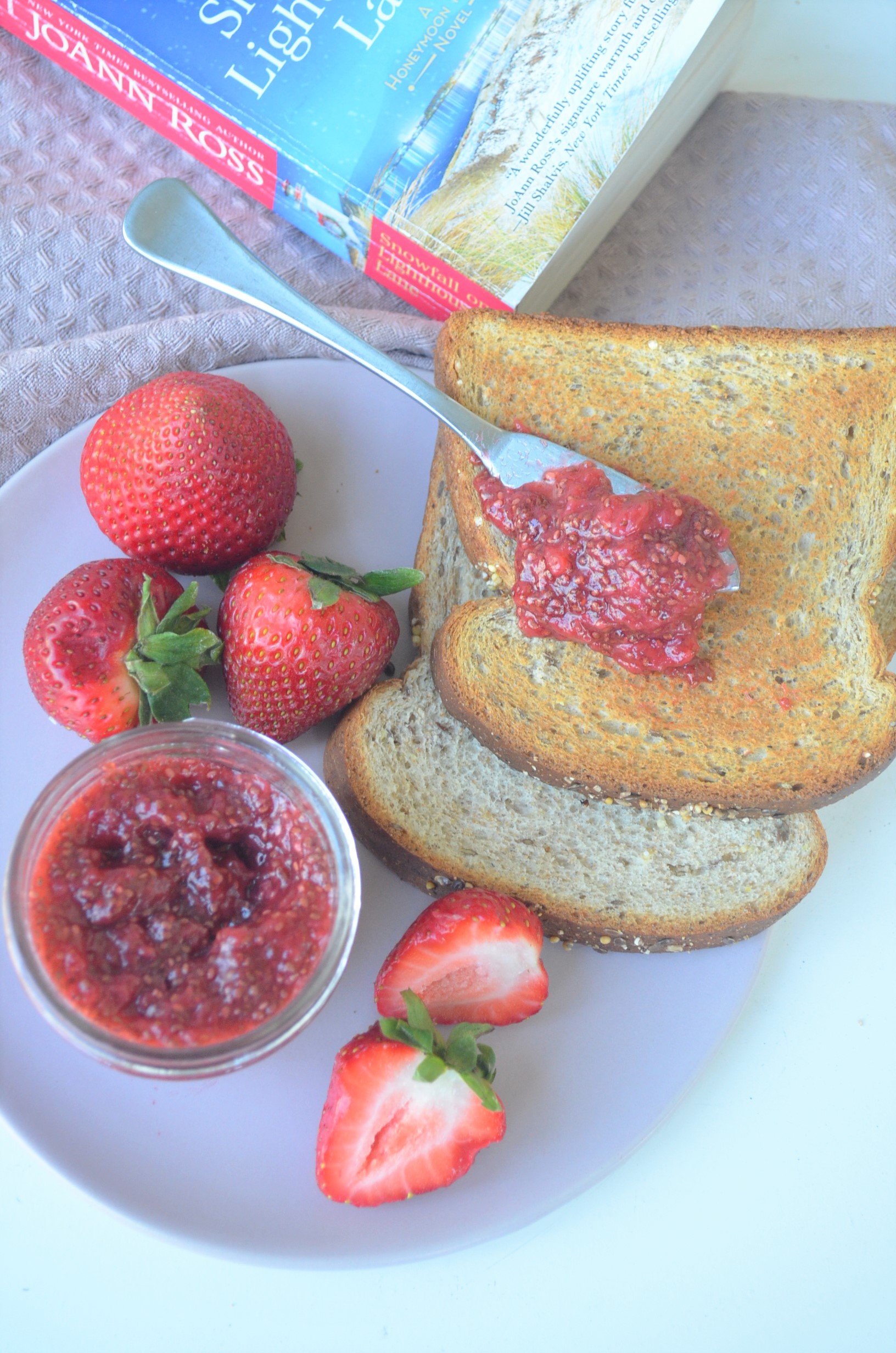 Easy Strawberry Chia Seed Jam By SweetNSpicyLiving