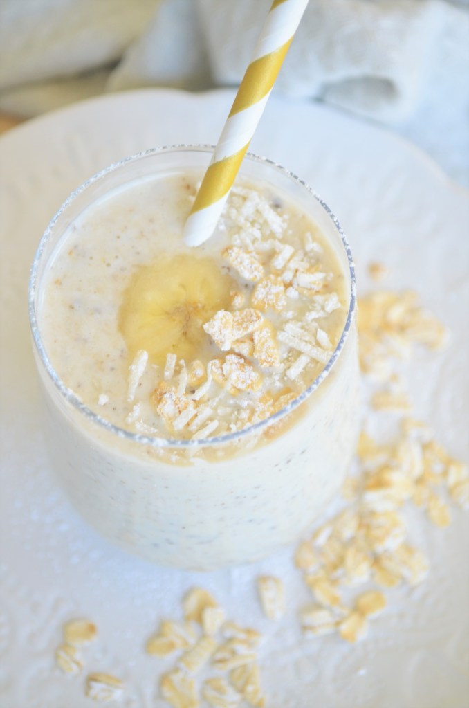 Overnight Banana Oatmeal Smoothie 2