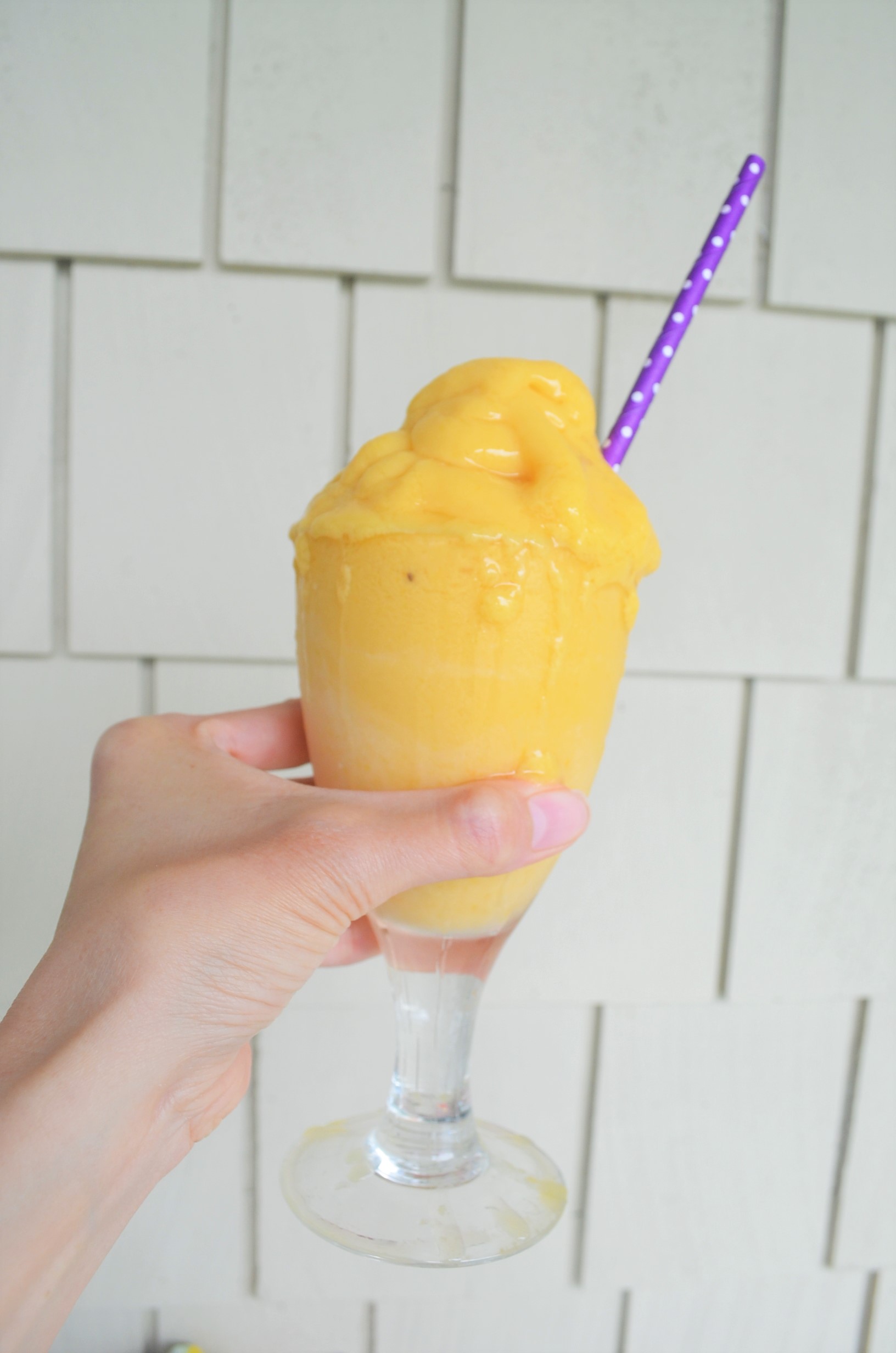 Papaya Mango Slushie For One By SweetnSpicyLiving