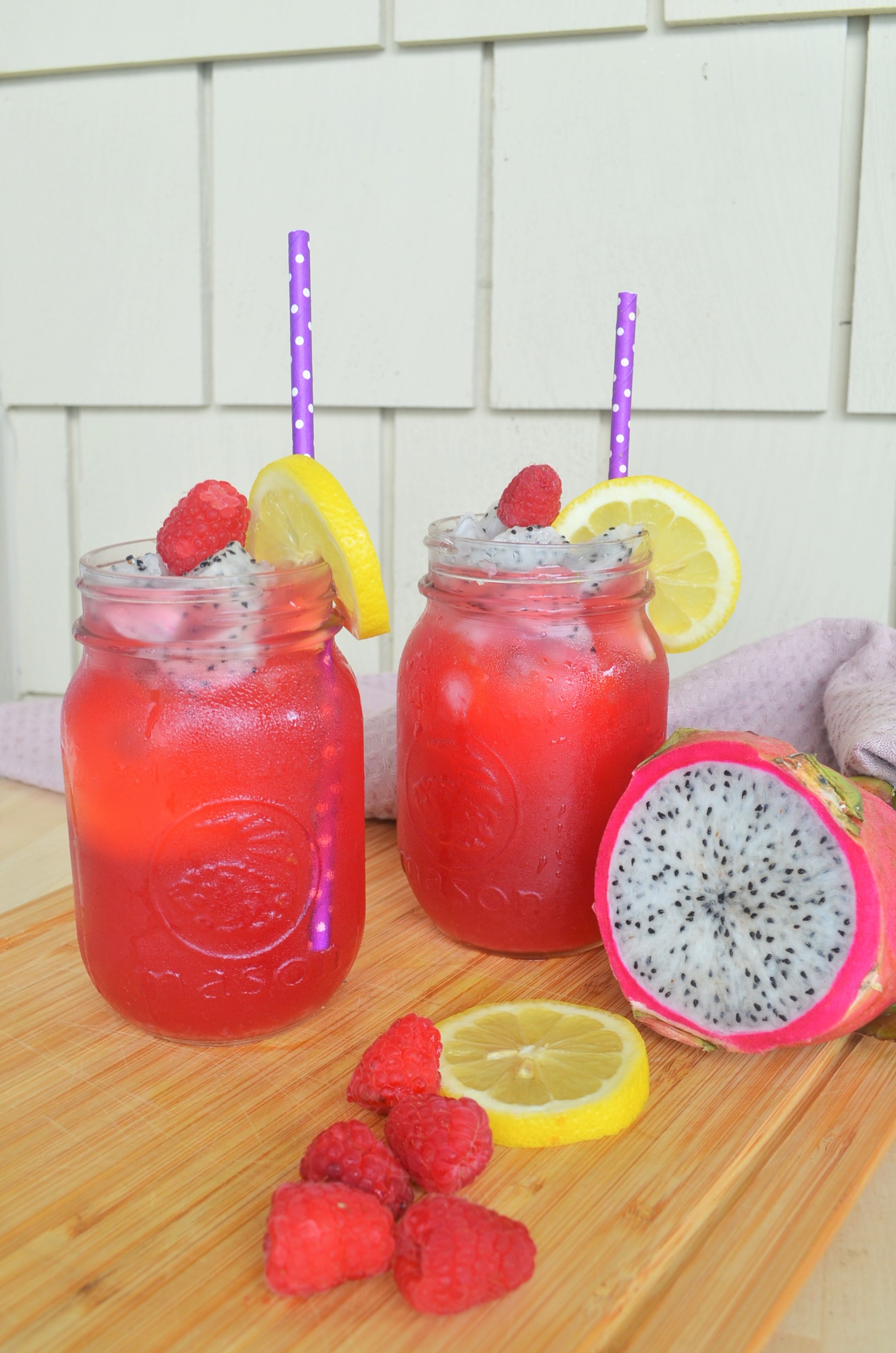 Raspberry Shaken Iced Tea For Two