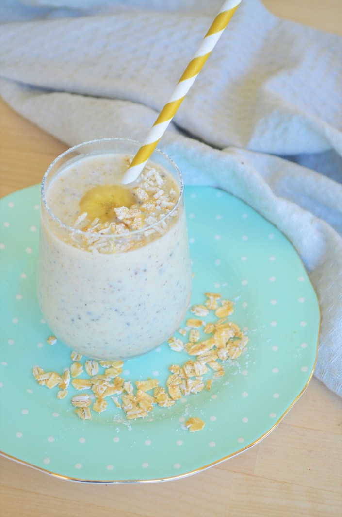 Single Serving Overnight Banana Oatmeal SMoothie For One 2