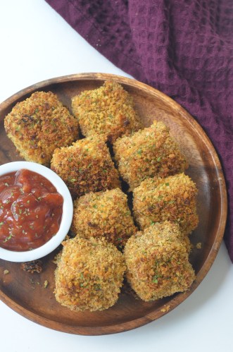 Easy Crispy Bake Tofu Nuggets