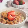 Strawberry Crisp Oatmeal