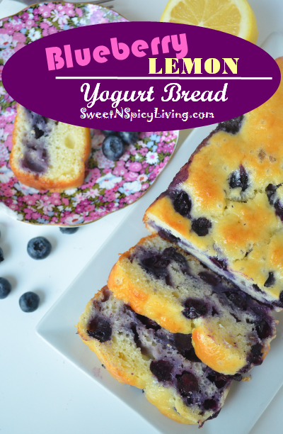 Blueberry Lemon Yogurt Bread