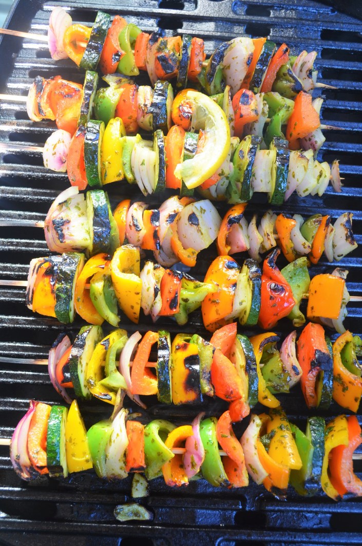 Chimichurri Vegetable Skewers