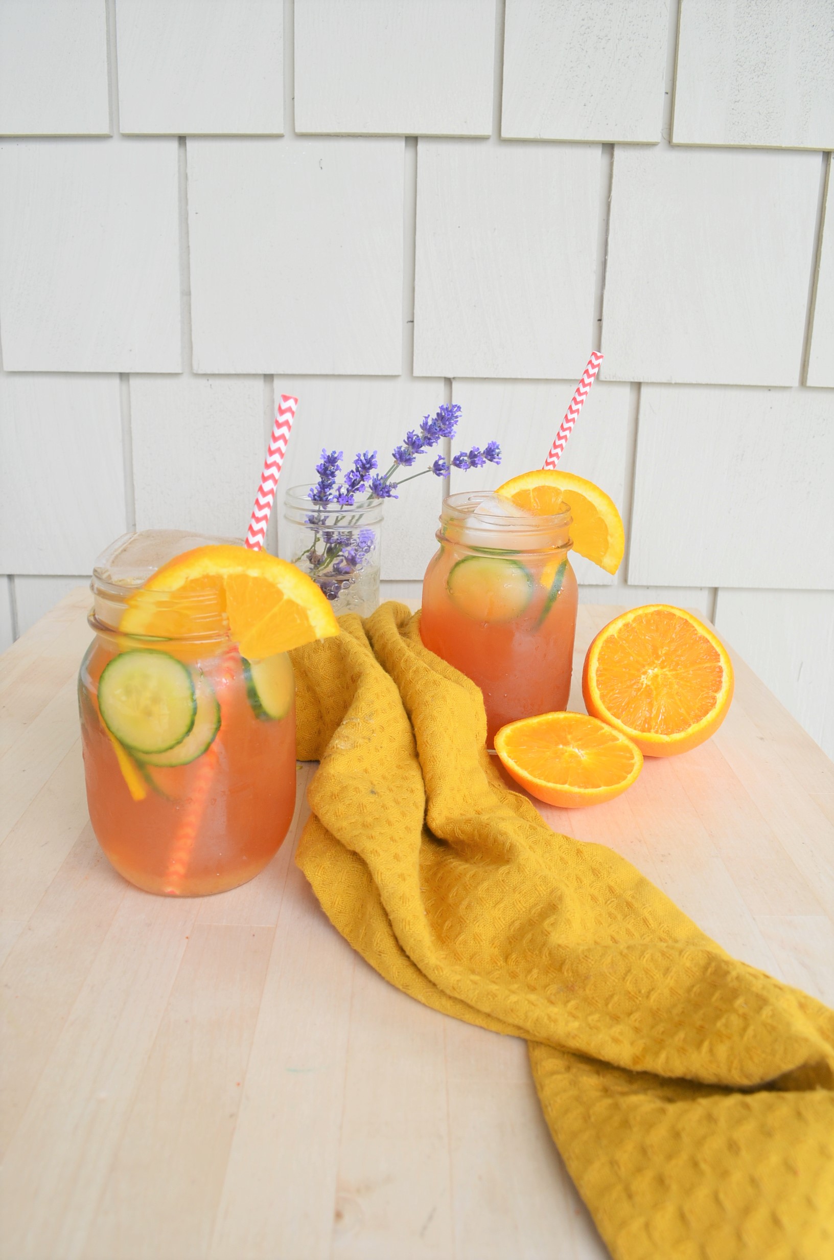 Homemade Orange Iced Tea