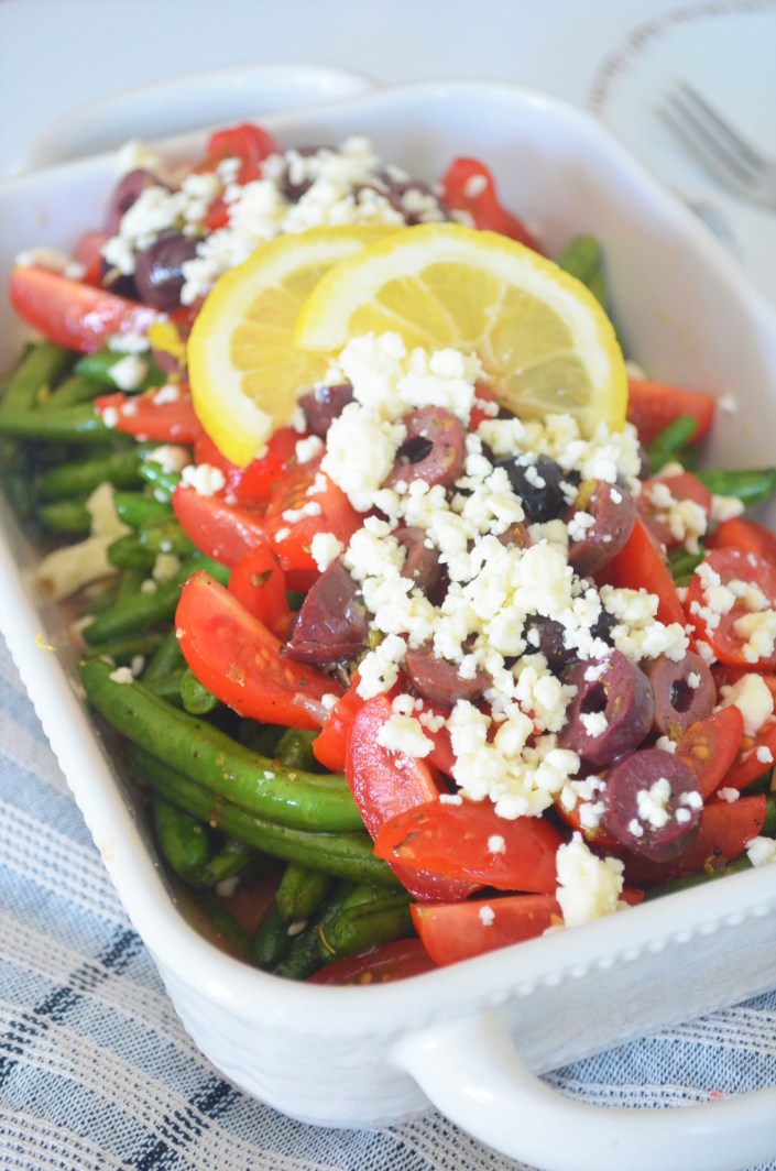 Mediterranean Green Beans and Tomato Salad