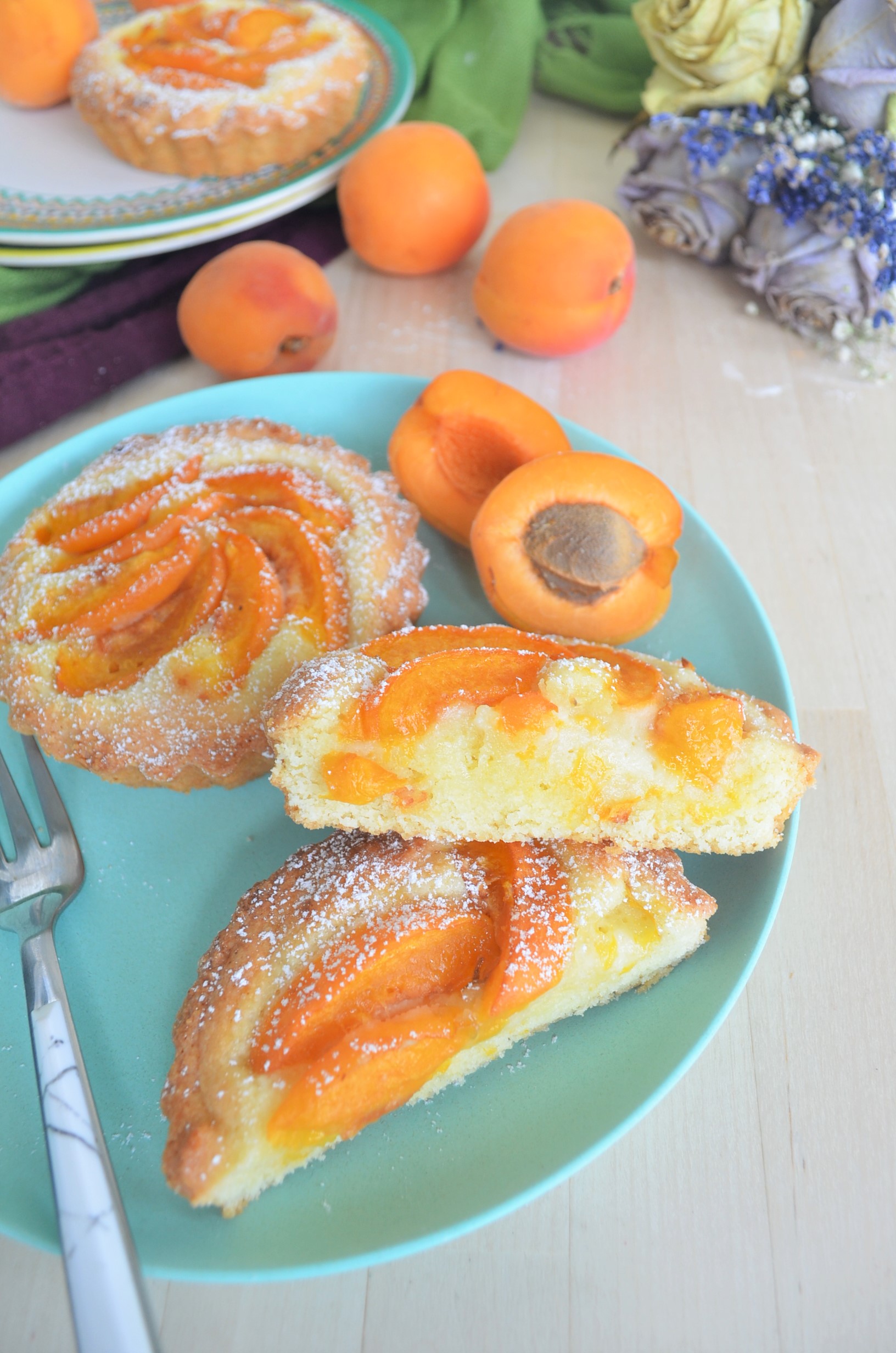 Mini Apricot Frangipane Tart