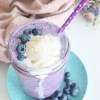 Single Serving Blueberry Ice Cream&nbsp;Float