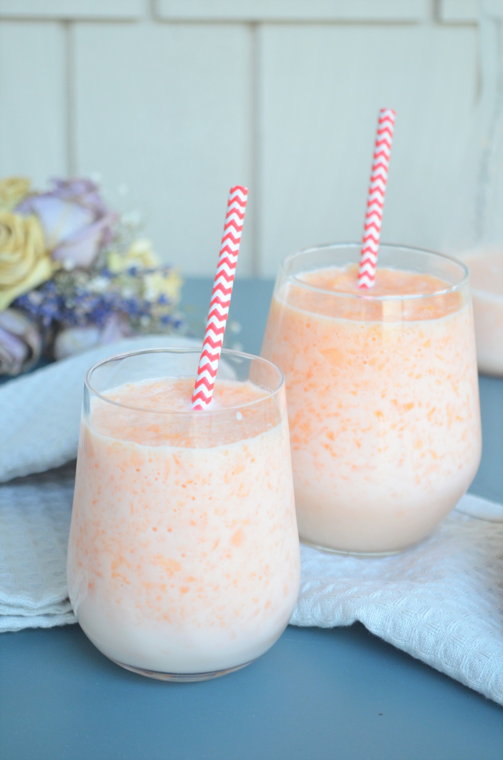 Cantaloupe Milk Juice