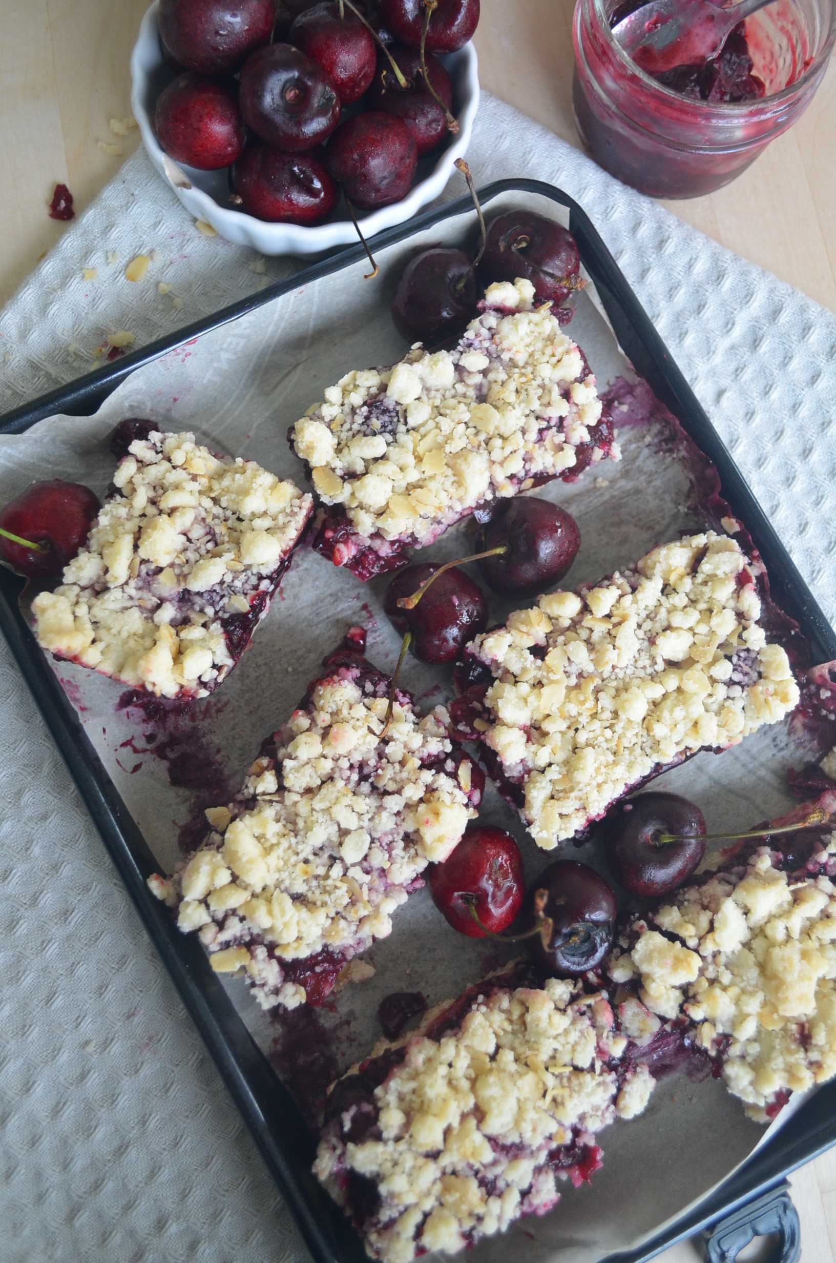Cherry Crumb Bars