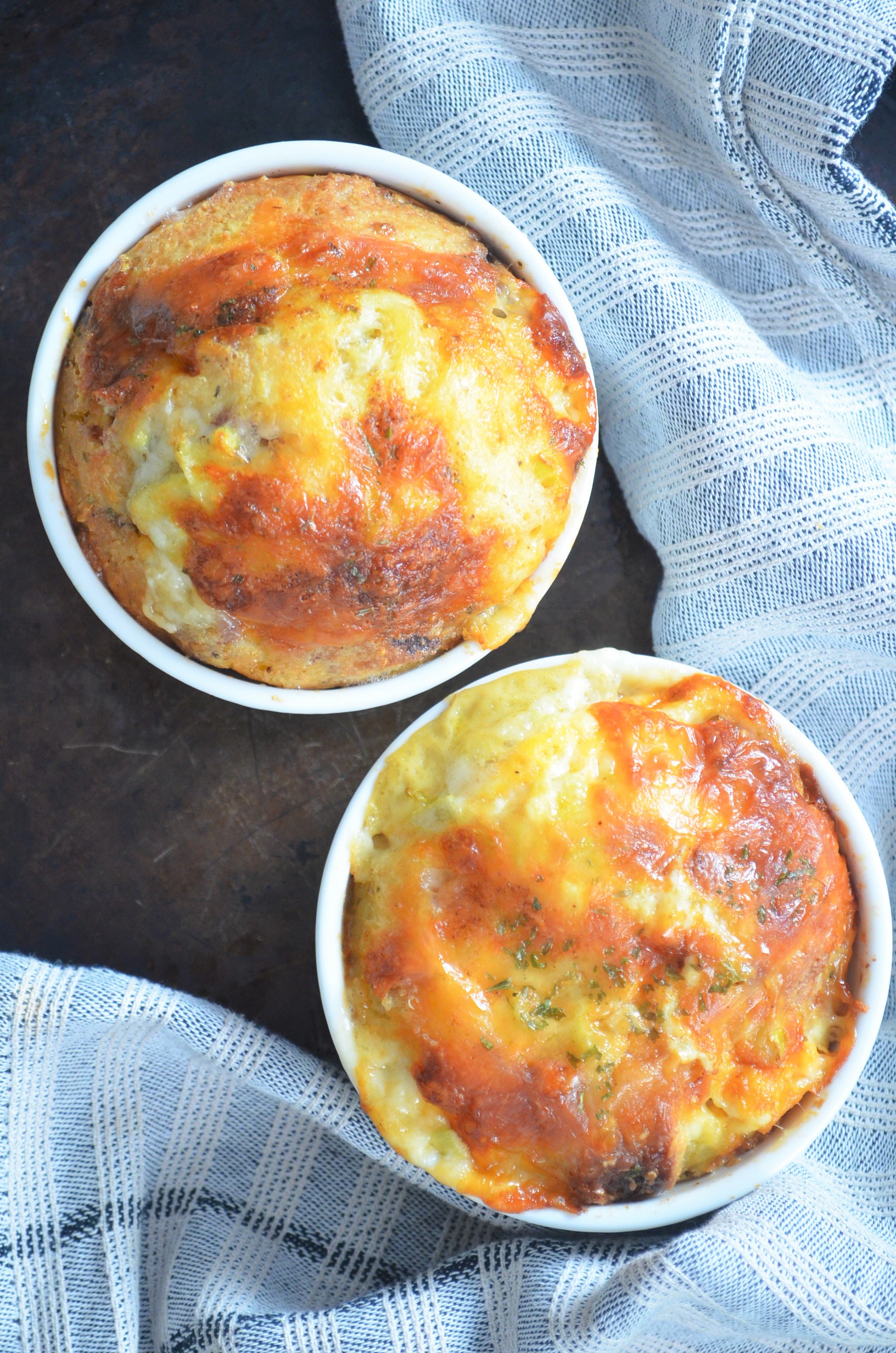 Mushroom Omelette in Ramekin For Two