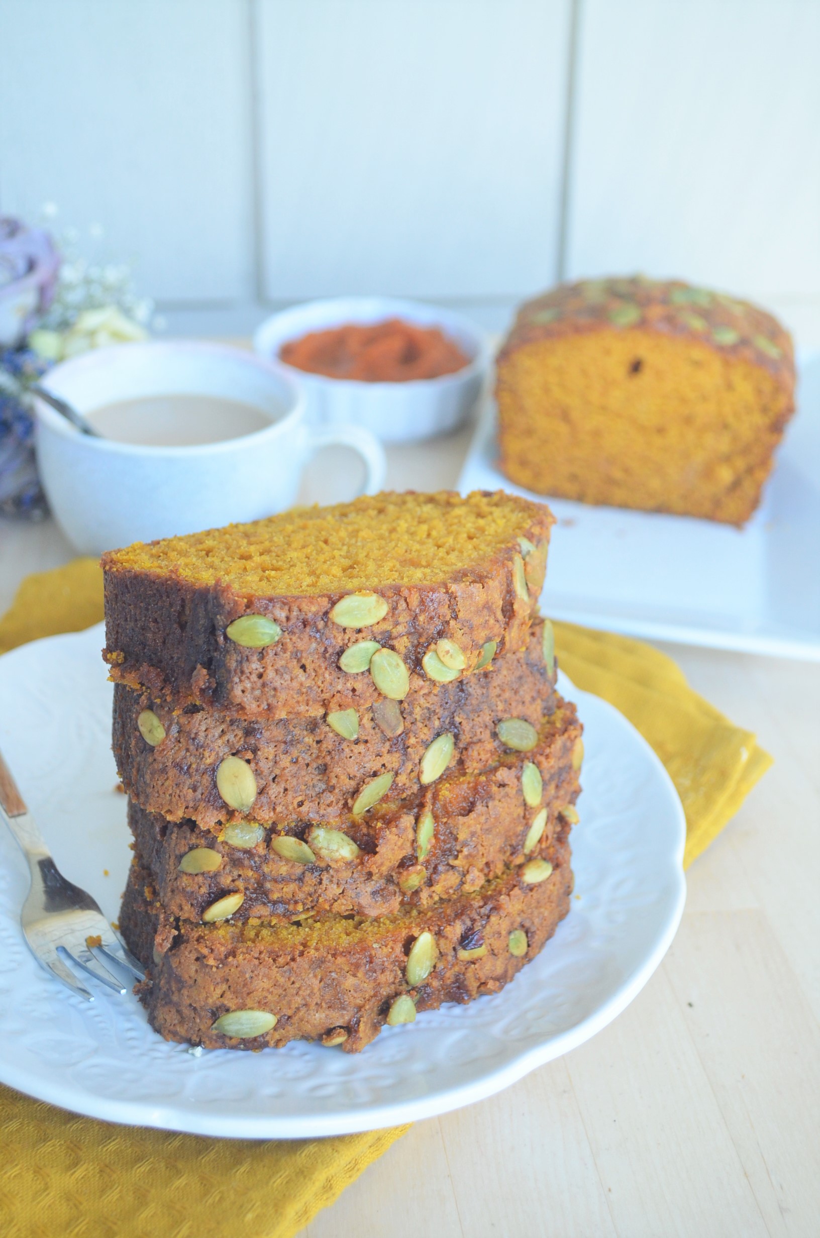 Pumpkin Loaf Bread
