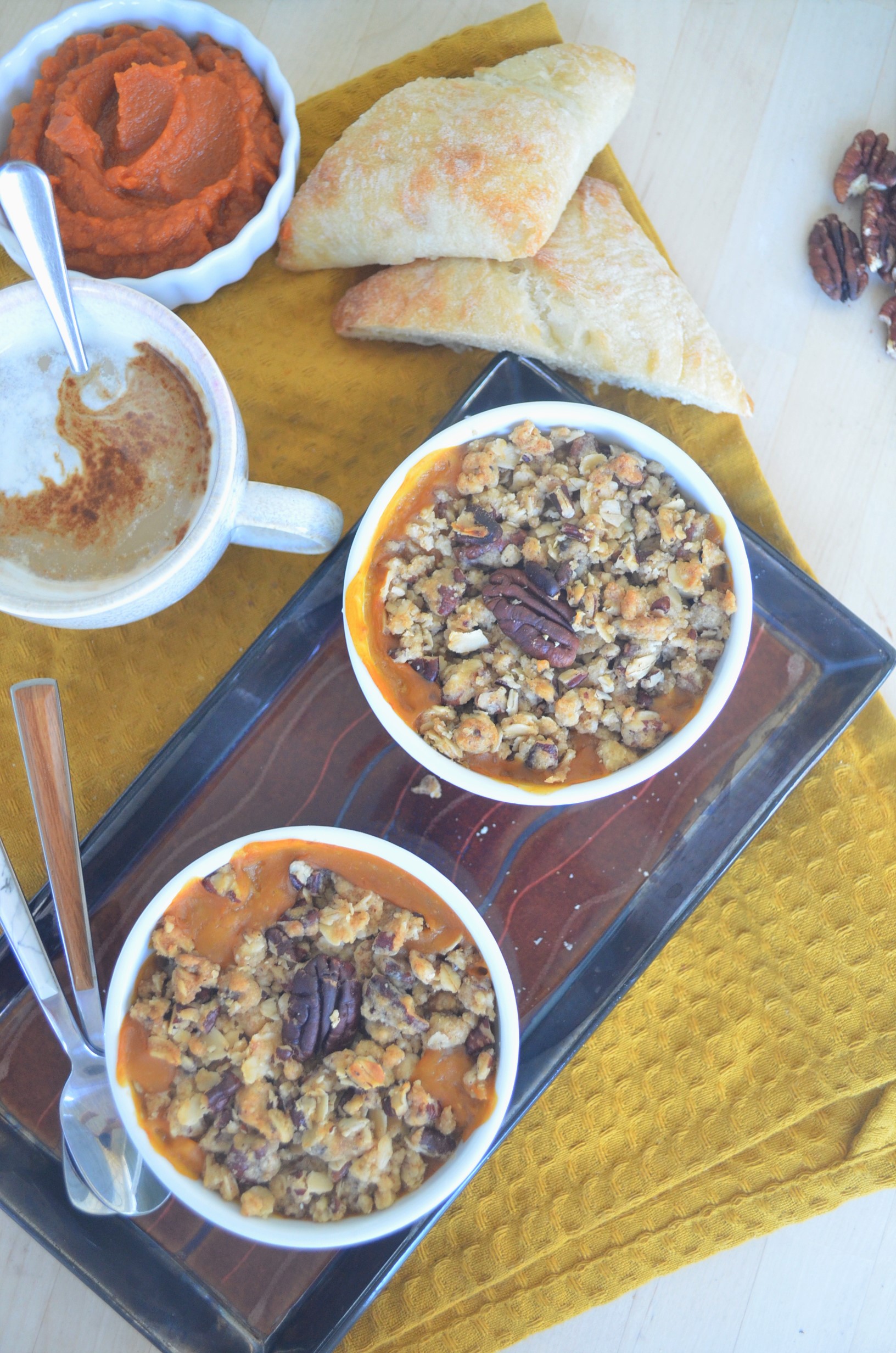 Pumpkin Pie Oatmeal For Two