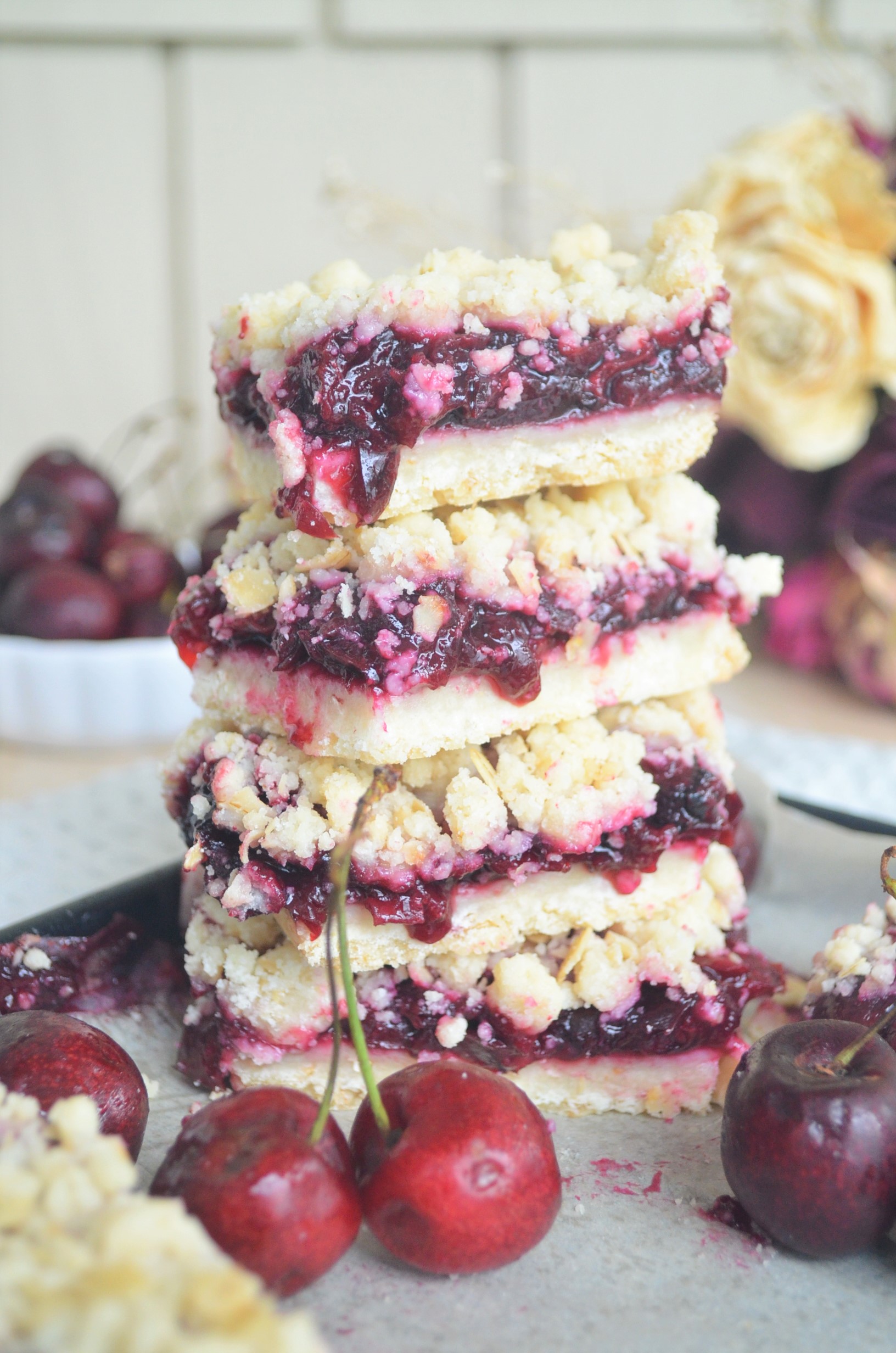 Red Cherry Crumb Bar