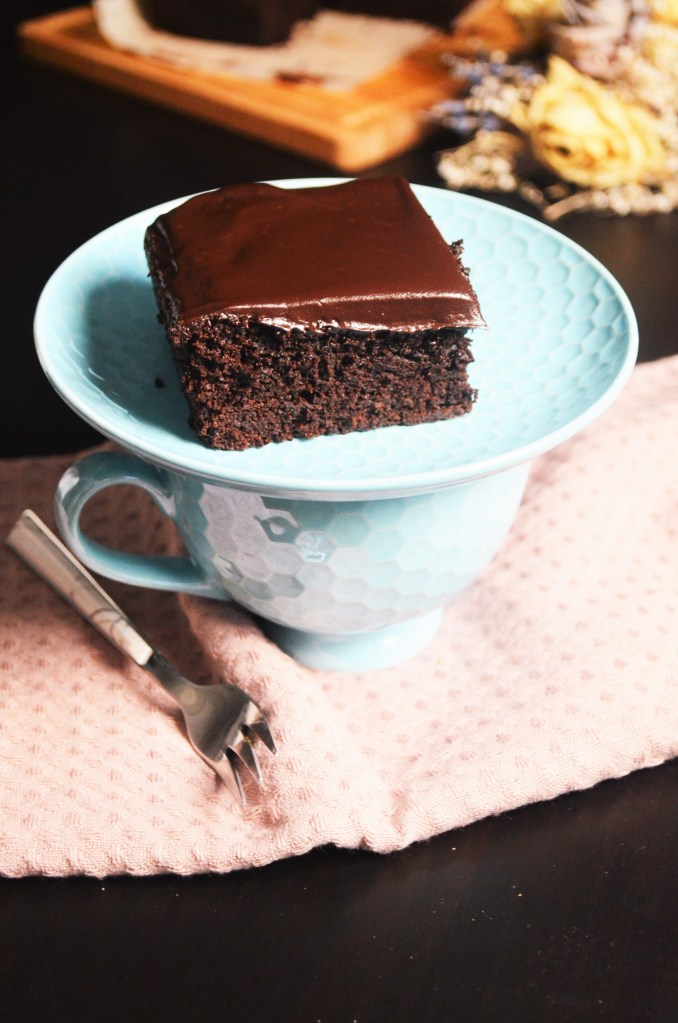 Small Batch Chocolate Cake with Simple Chocolate Frosting
