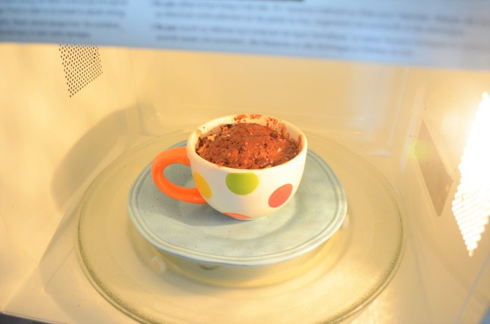 Microwave Brownie Cake in a Mug