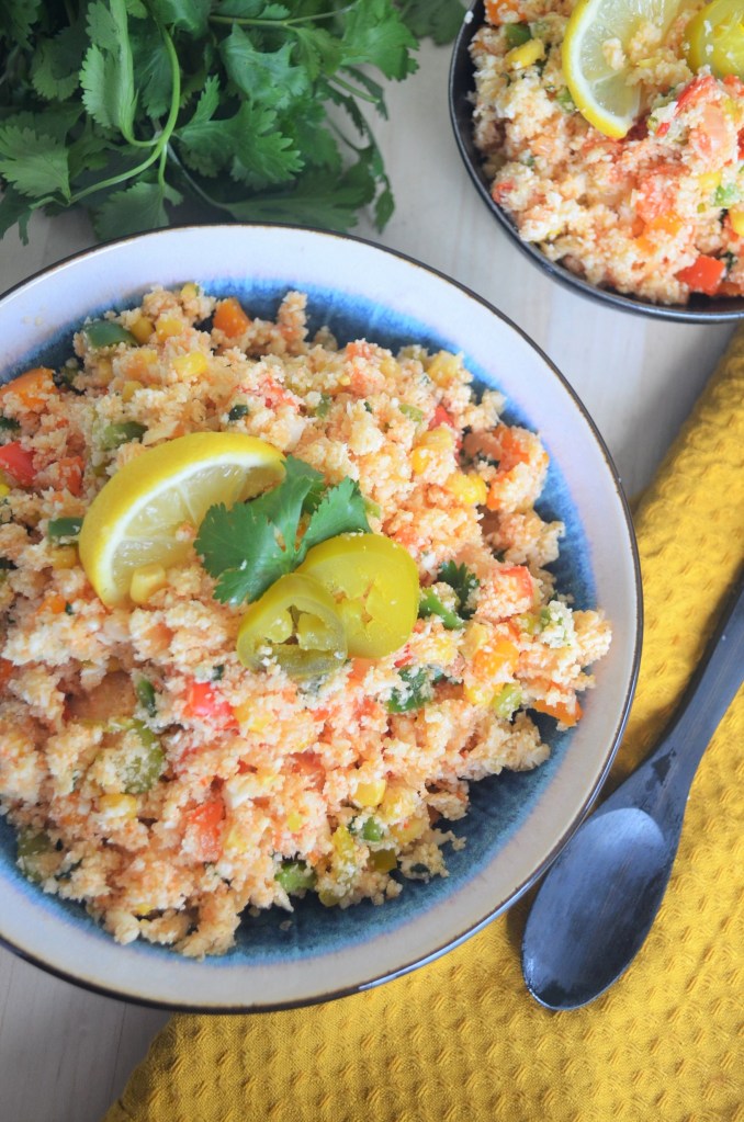 Low Carb Mexican Cauliflower Fried Rice