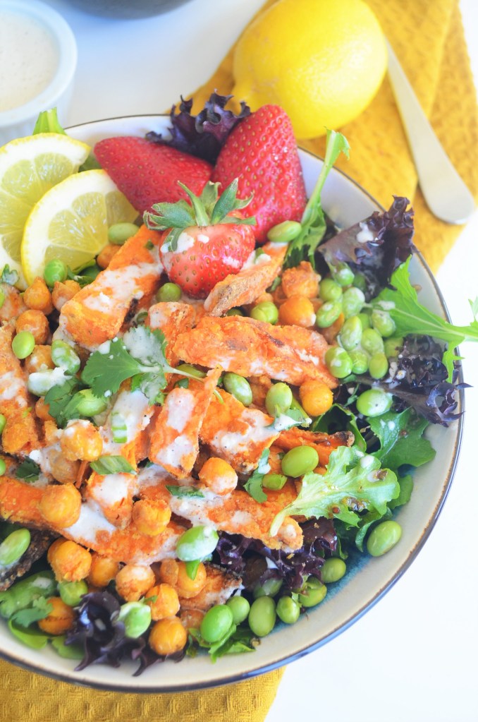 Sweet Potato Fries Buddha Bowl