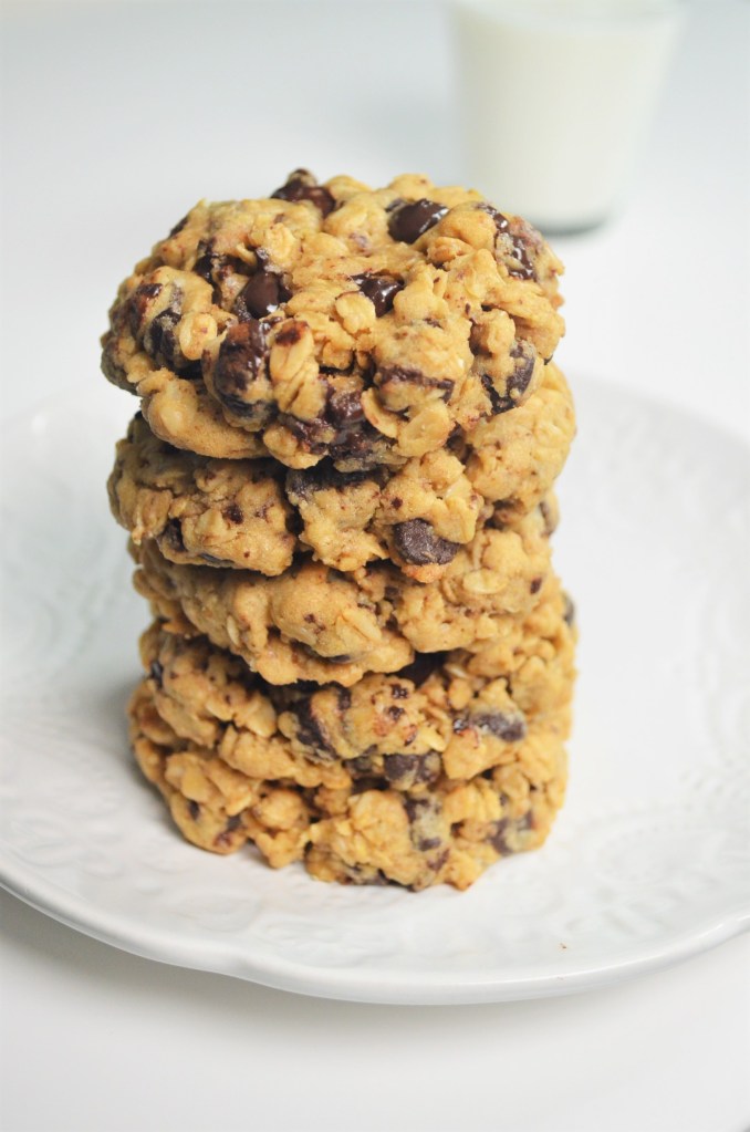Soft and Chewy Oatmeal Chocolate Chip Cookie By SweetNSpicyLiving