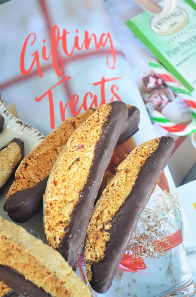Small Batch Chocolate Dipped Biscotti