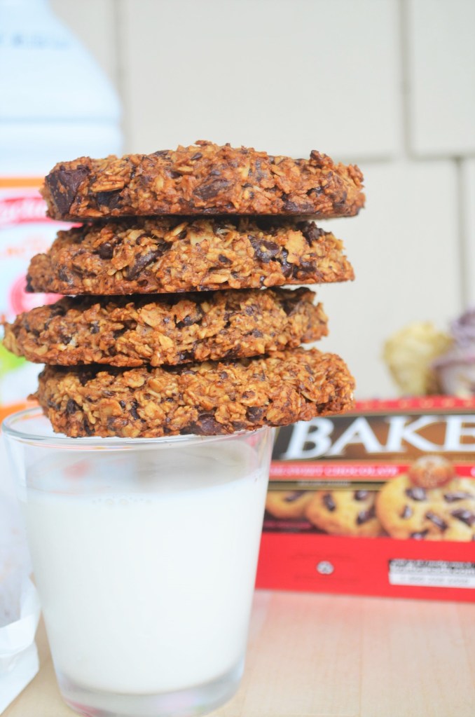 Gluten Free and Vegan Banana Oatmeal Cookie For Two