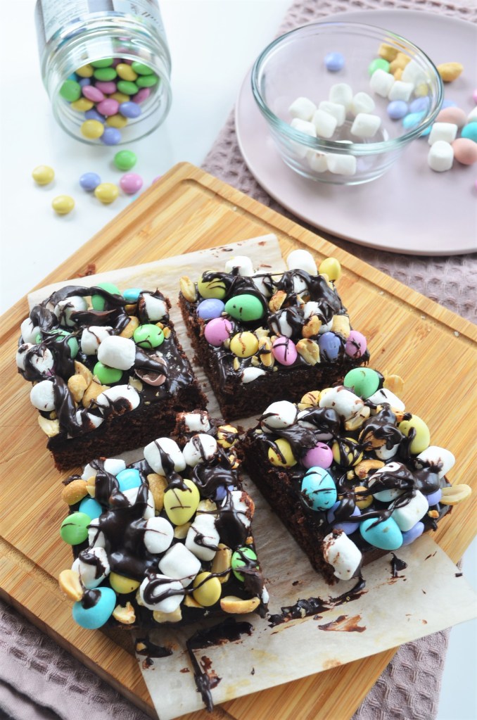 Easter Rocky Road Brownie
