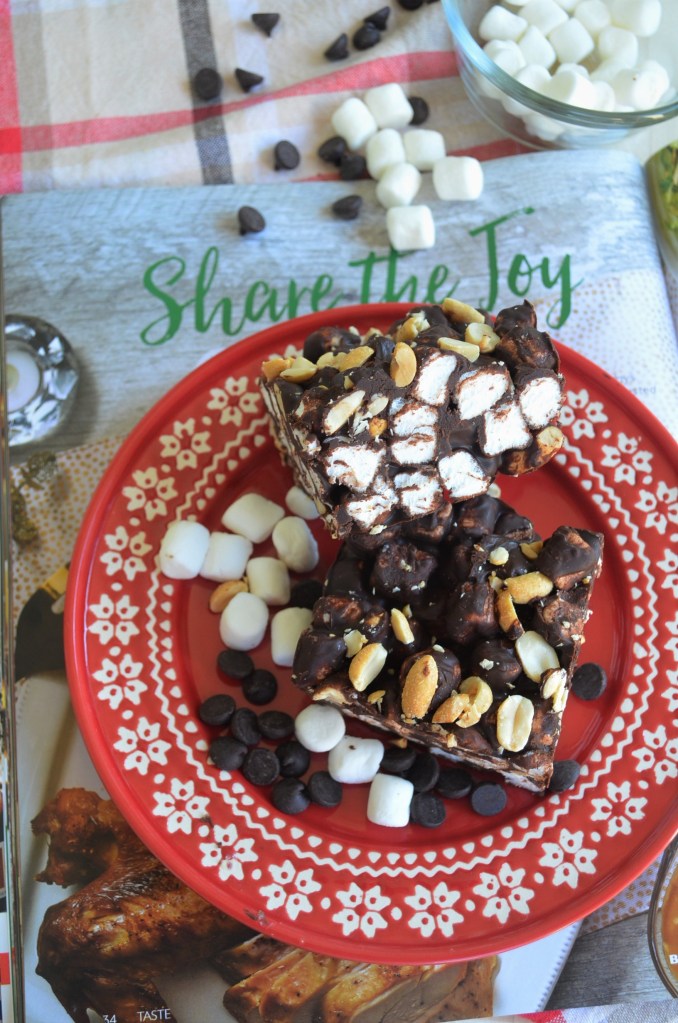 Small Batch Rocky Road Peanut Chocolate Bar By SweetNSpicyLiving