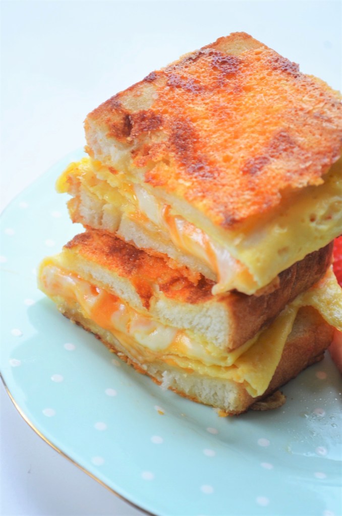 Double Cheese Cheese French Toast Sandwich Omelette