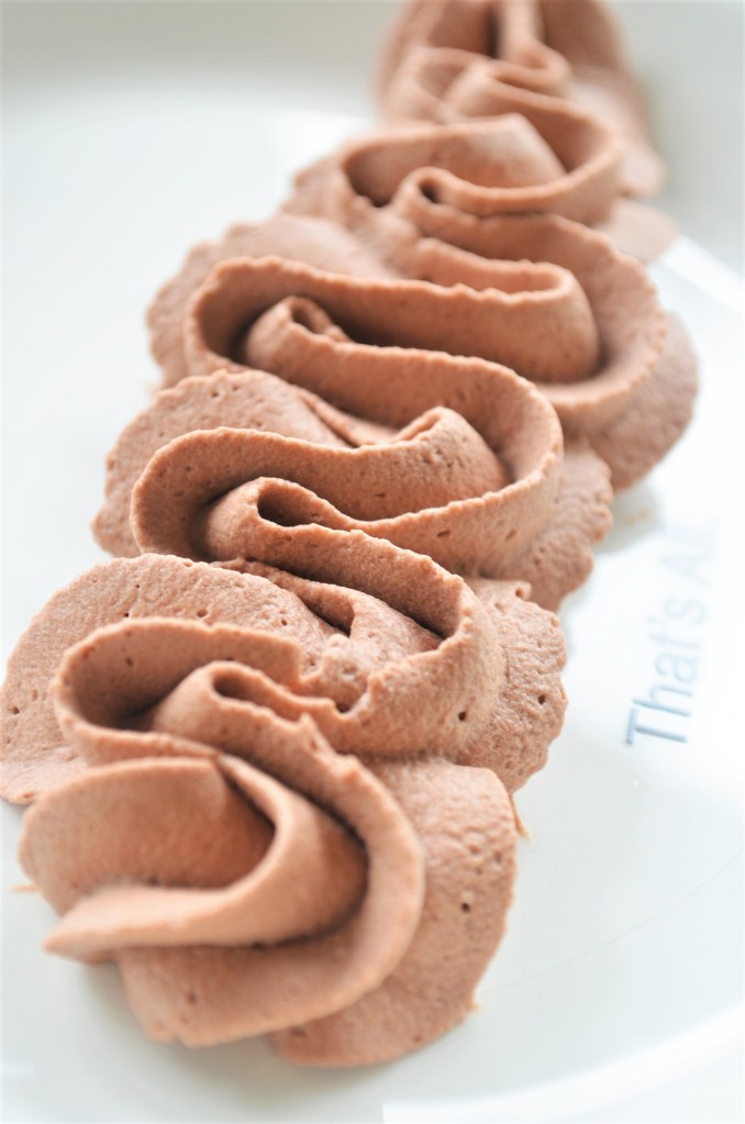 Easy Chocolate Whipped Cream  Frosting