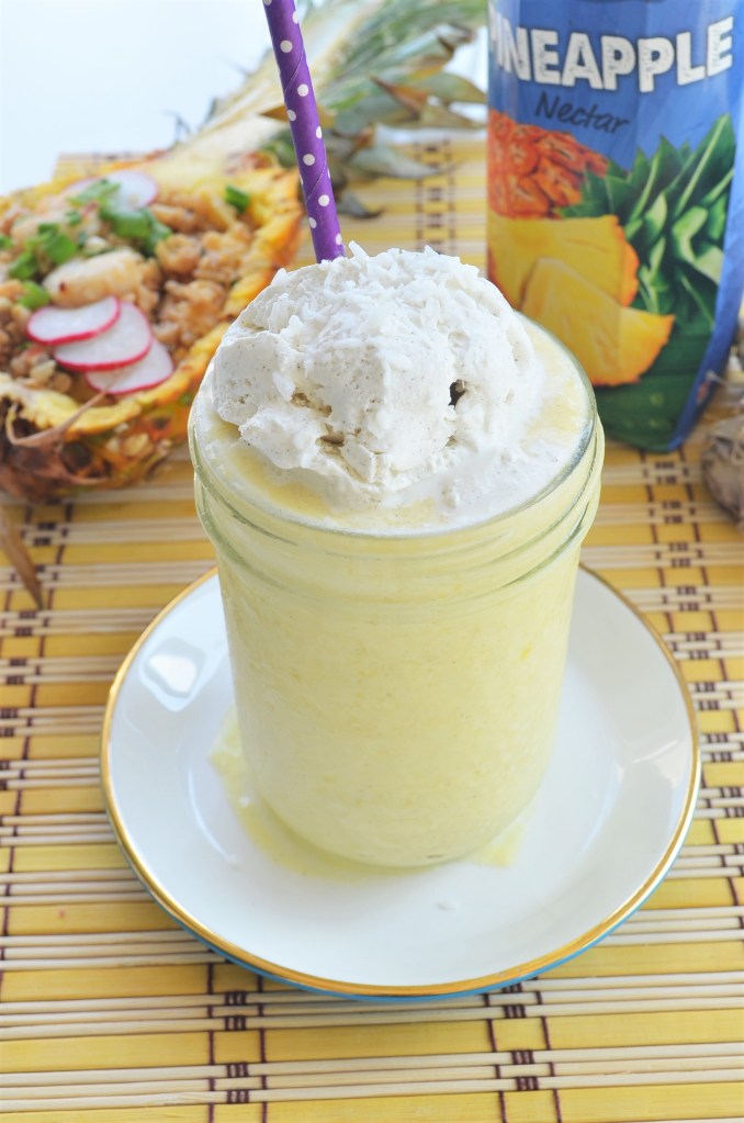 Pina Colada Ice Cream Float
