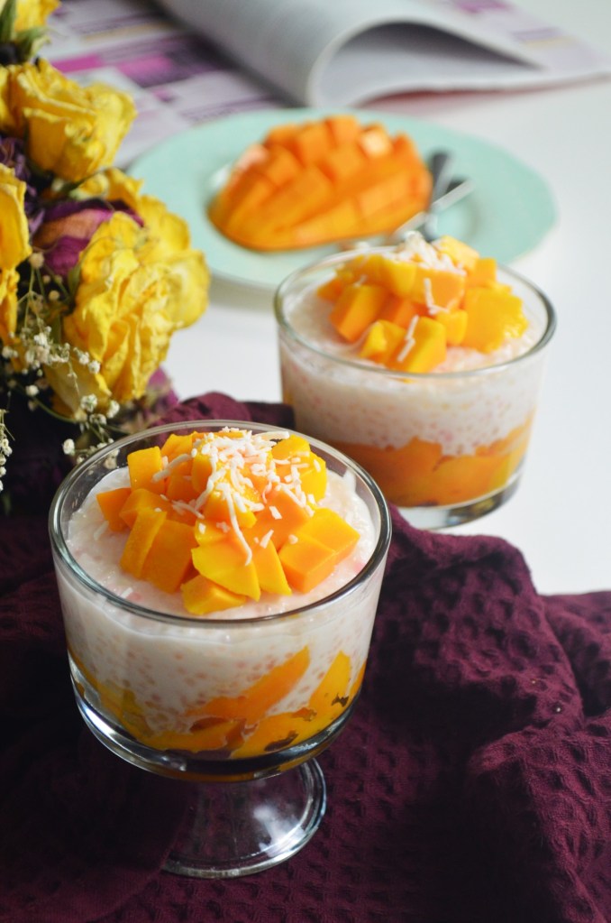 Mango Coconut Rice Pudding Parfait