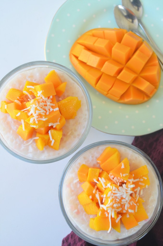 Mango Rice Pudding For Two