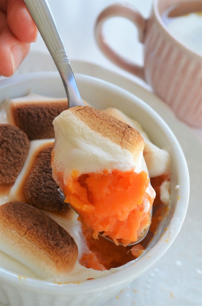 Sweet Potato Casserole with Marshmallow For one