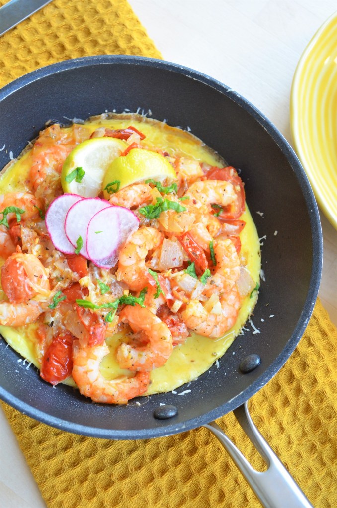 Small Batch Shrimp Omelette