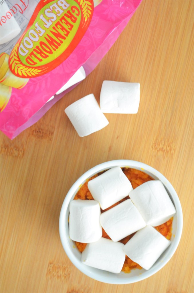 Single Serving Sweet Potato Casserole with Marshmallow