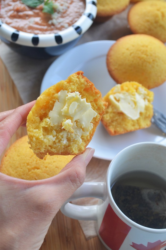 Small Batch Cornbread Muffin By SweetNSpicyLiving