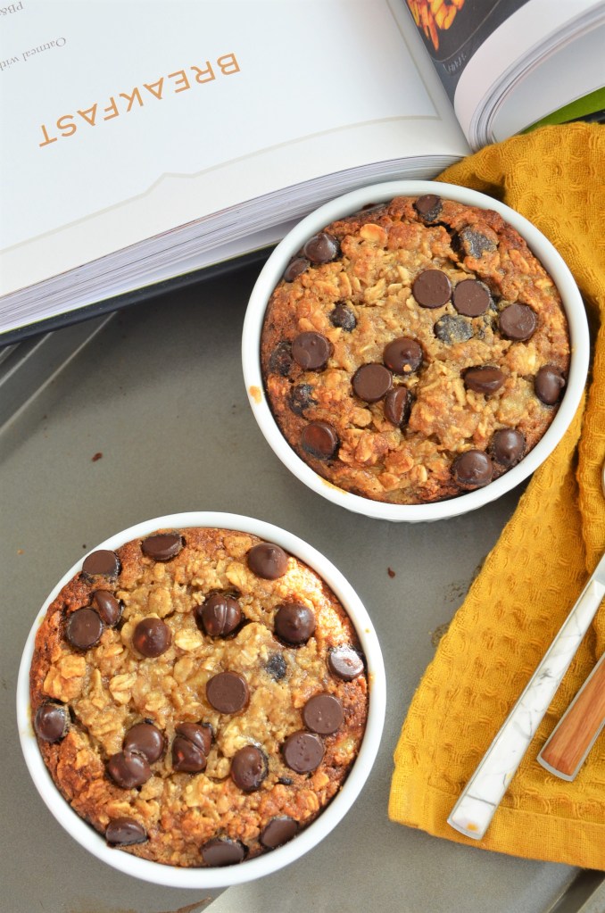 Baked Peanut Butter and Banana  Oatmeal