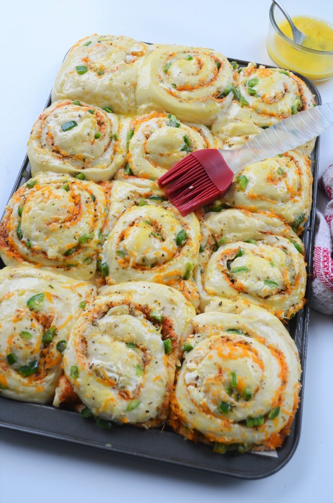 Jalapeno and Cream Cheese Pull Apart Bread