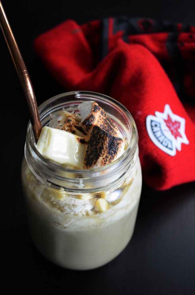 Matcha Coconut White Hot Chocolate By SweetNSpicyLiving