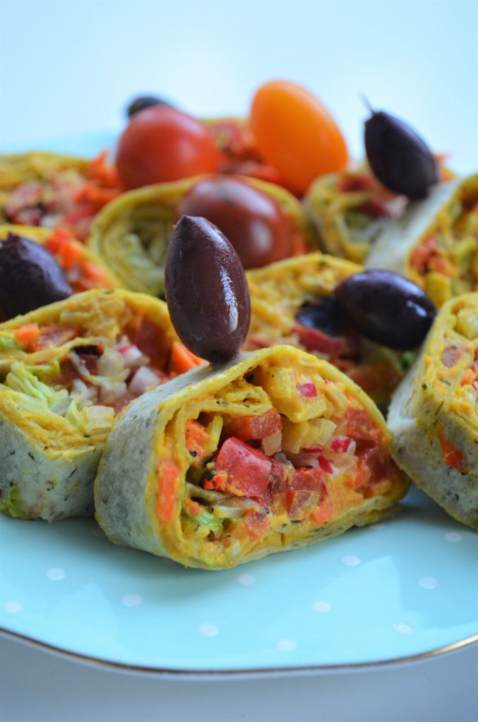 Roasted Veggie Vegetarian Tortilla Wrap