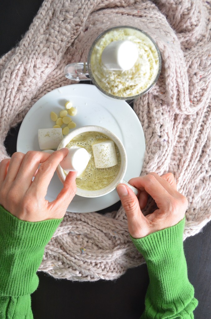 Matcha Coconut White Hot Chocolate