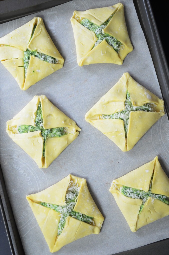 Spinach and Cheese Puff Pastry
