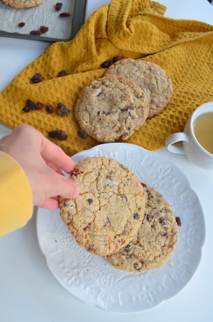 Soft and Chewy Oatmeal Raisins  Cookie By SweetNSpicyLiving